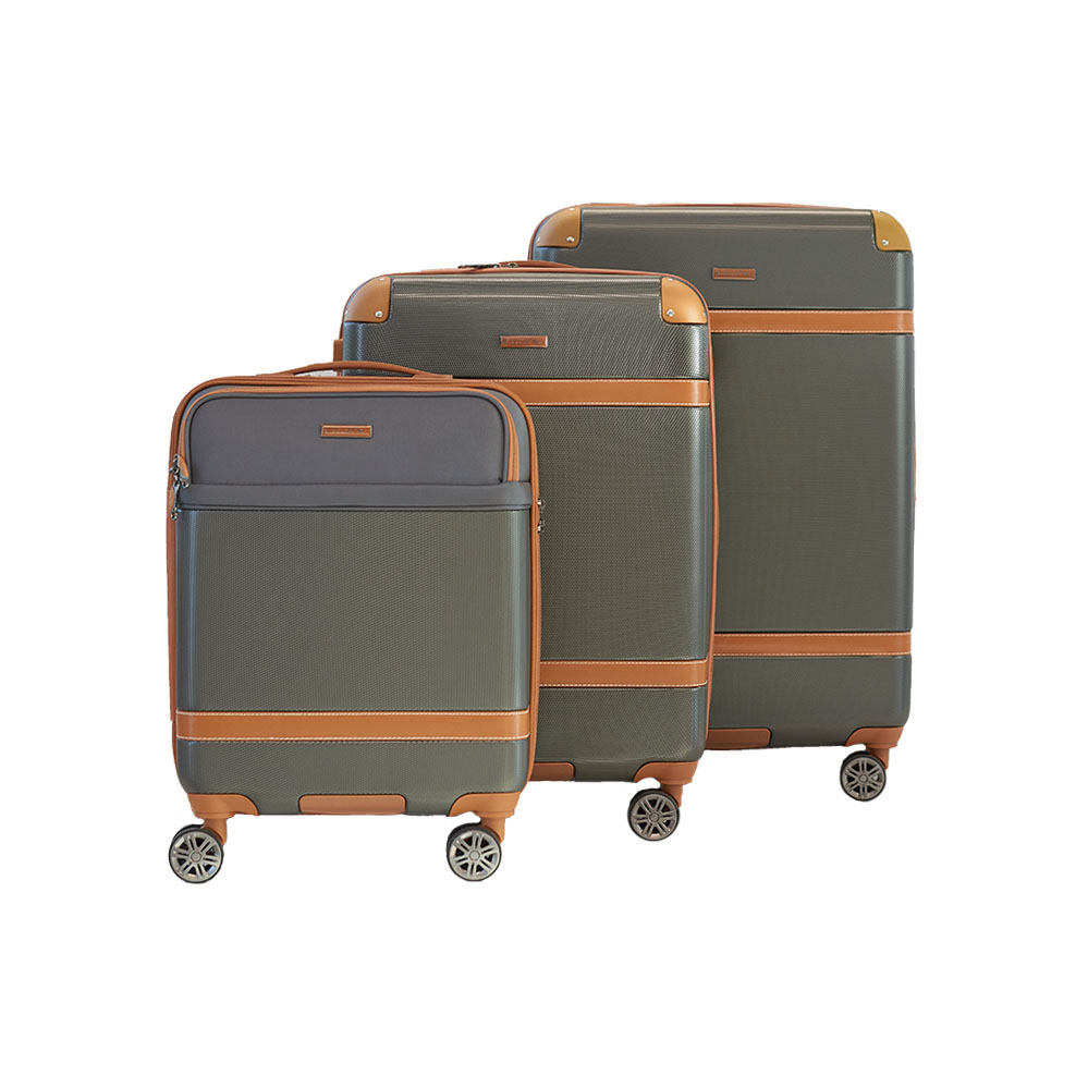 Пластиковые чемоданы Msetti harma ALEZAR LUX ruskea kah643va